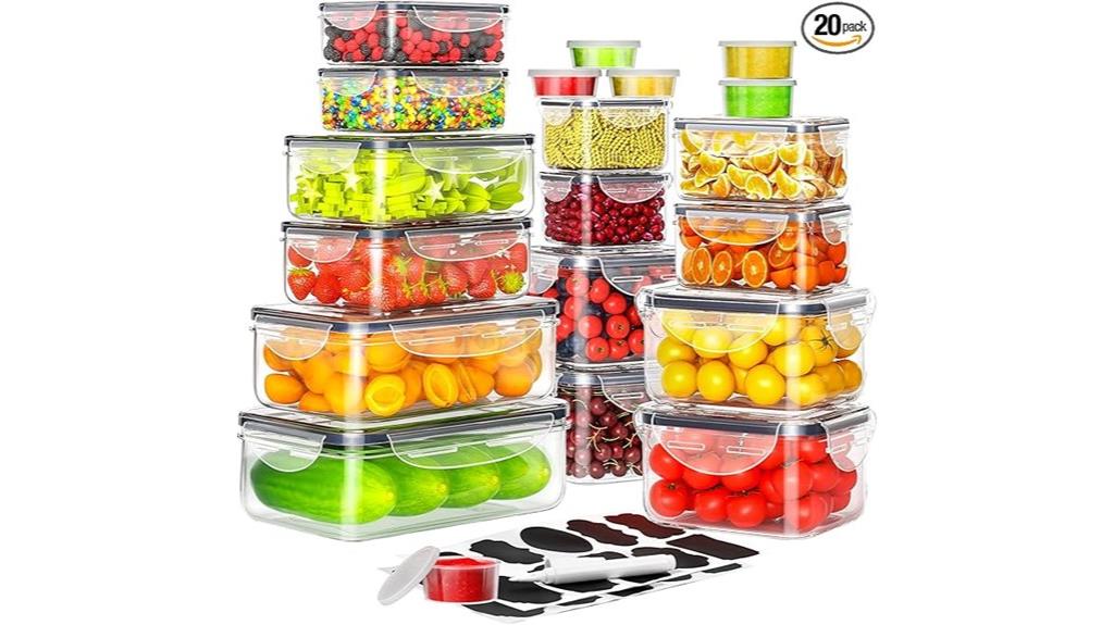 forty piece container set