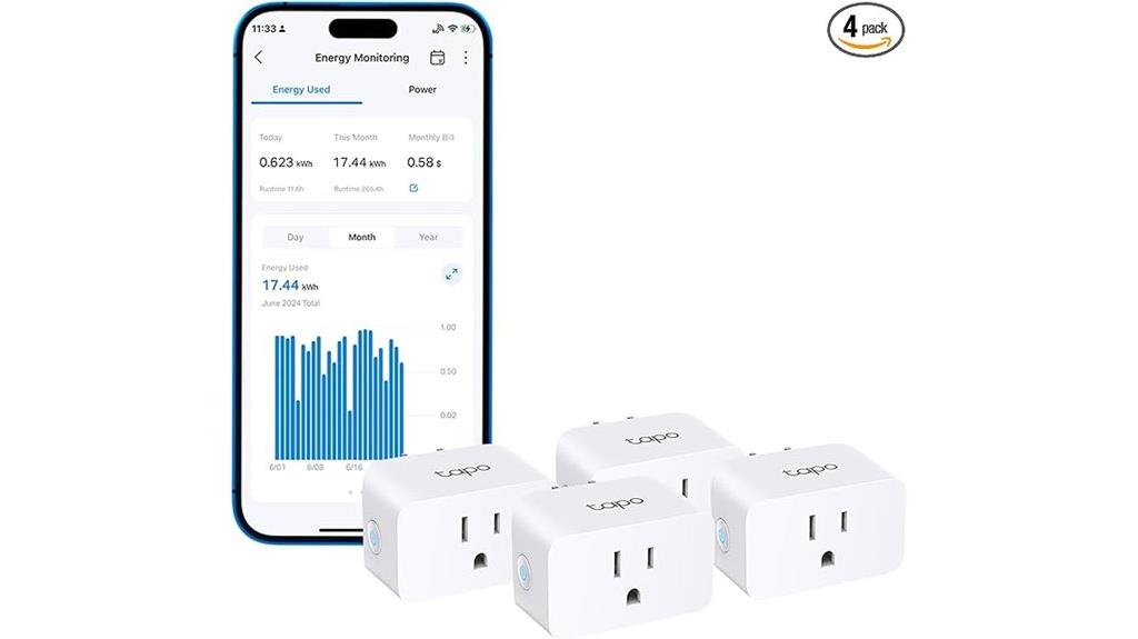 four pack smart plug