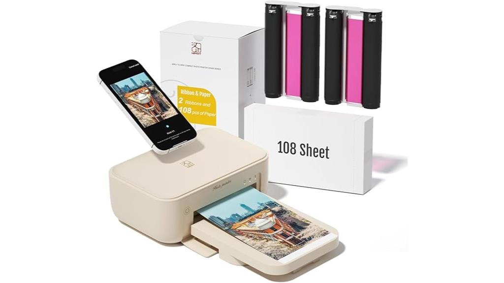 four sheets photo printer