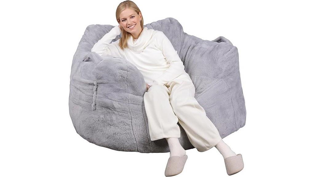 giant armrest bean bag