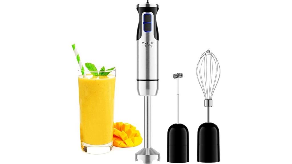 handheld immersion blender 8 speeds