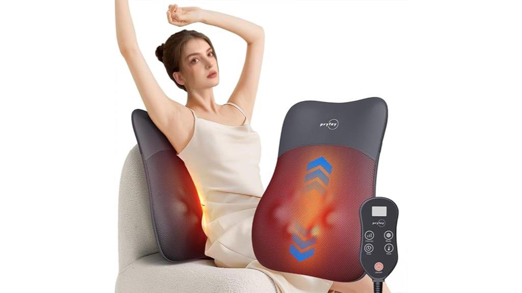 heated 4d back massager