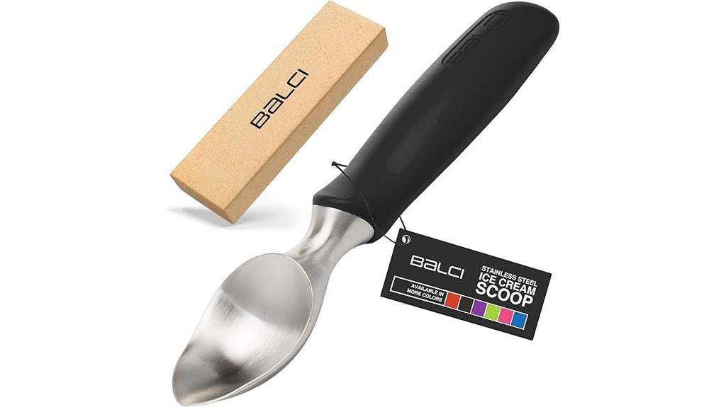 heavy duty stainless steel scoop
