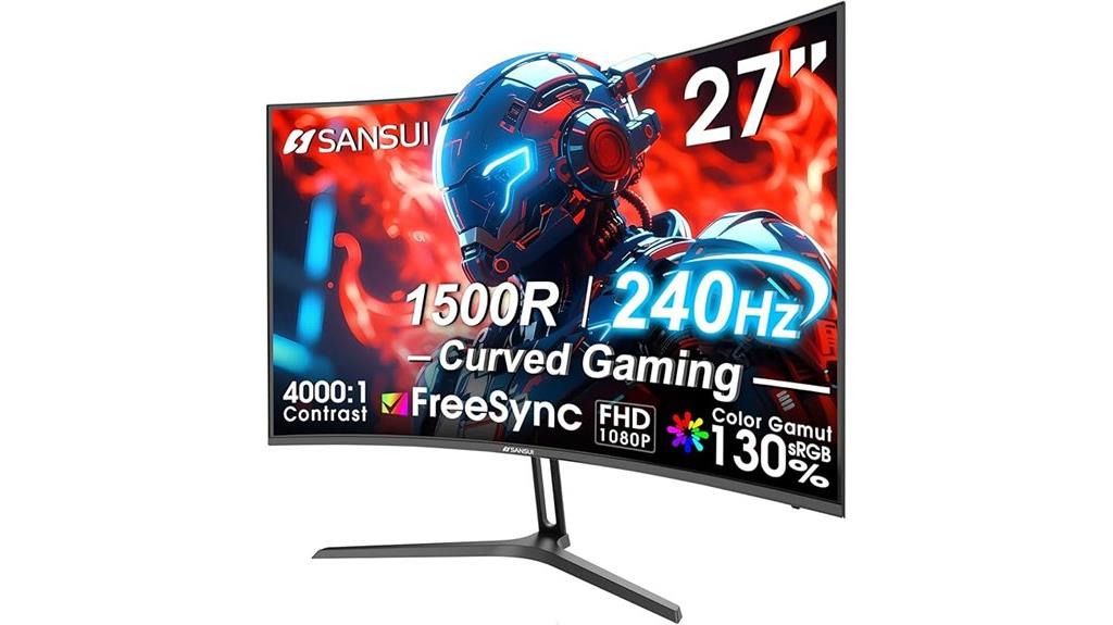 high resolution gaming curved monitor