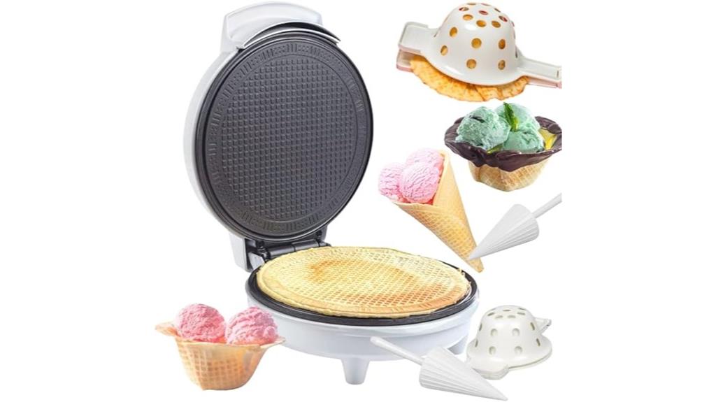 homemade ice cream cone maker