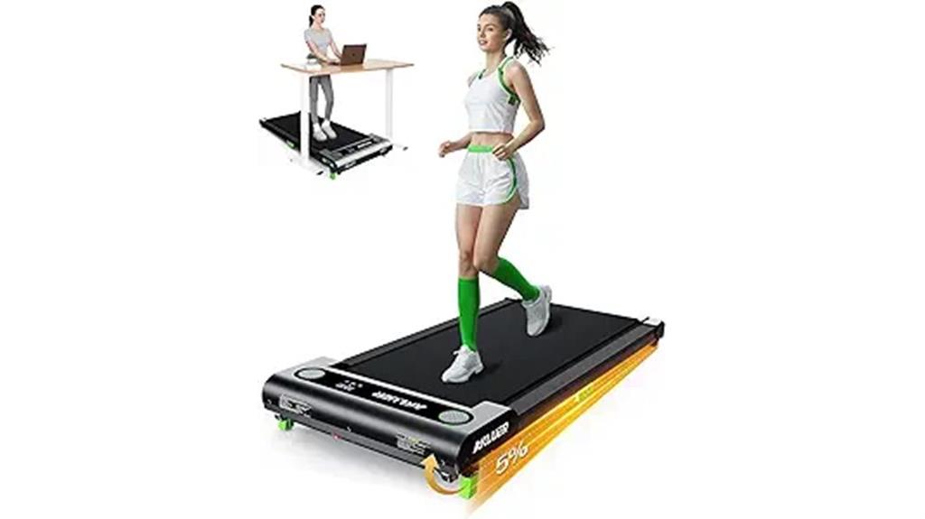 incline walking pad treadmill
