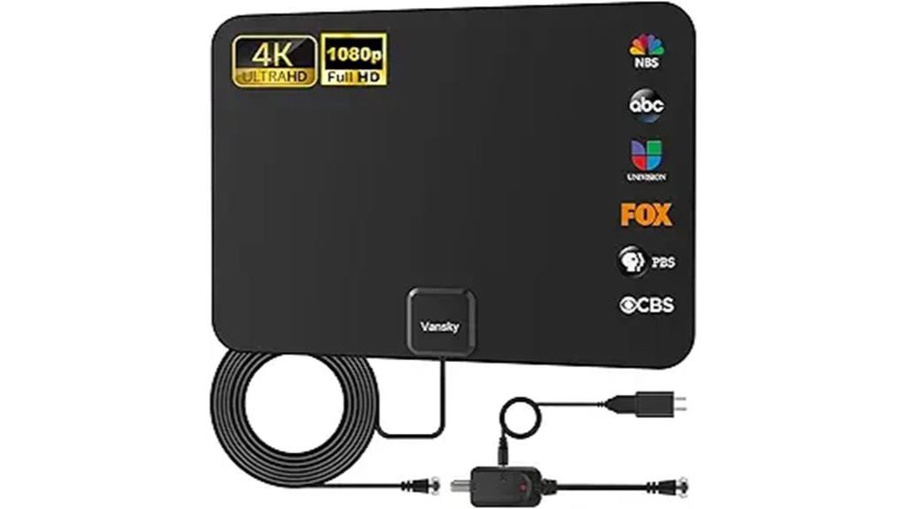 indoor hdtv antenna with cable