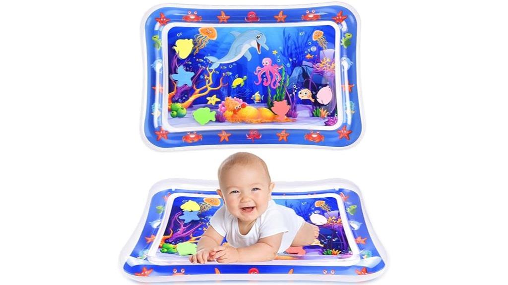 inflatable baby tummy time mat