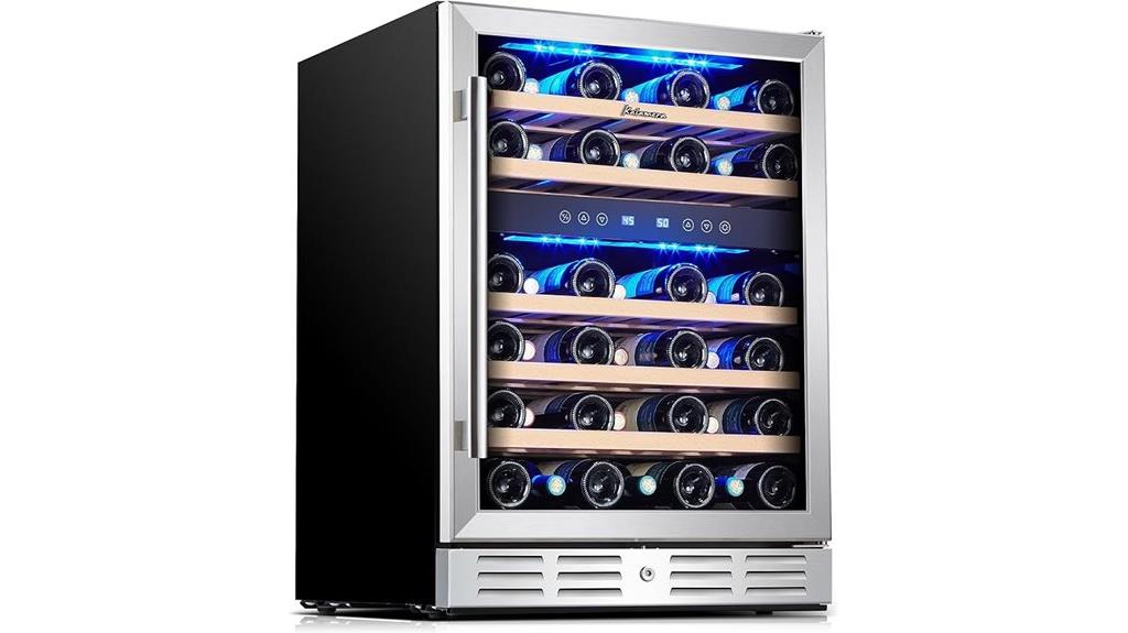 kalamera 24 bottle wine cooler