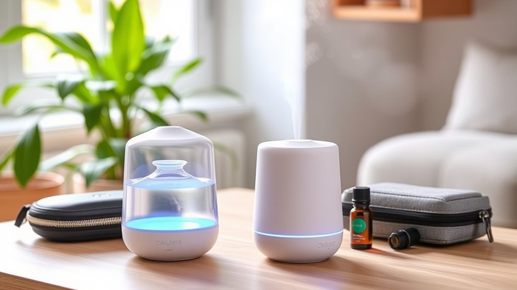 key portable diffuser features