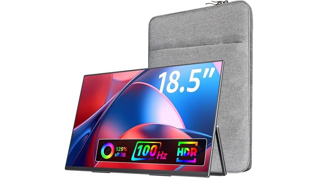 large 18 5 inch portable monitor