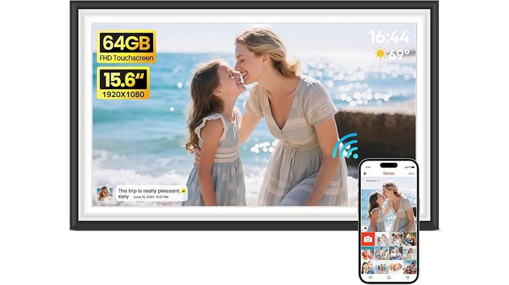 large 64gb digital frame