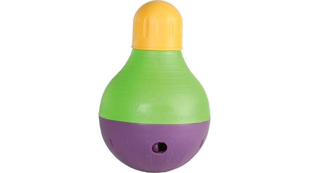 large colorful interactive dog toy