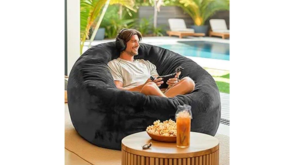 large mink cover bean bag