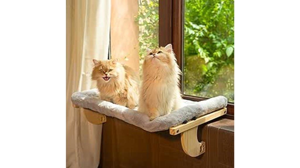 large plush cat perch