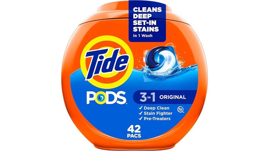 laundry detergent pods 42 count