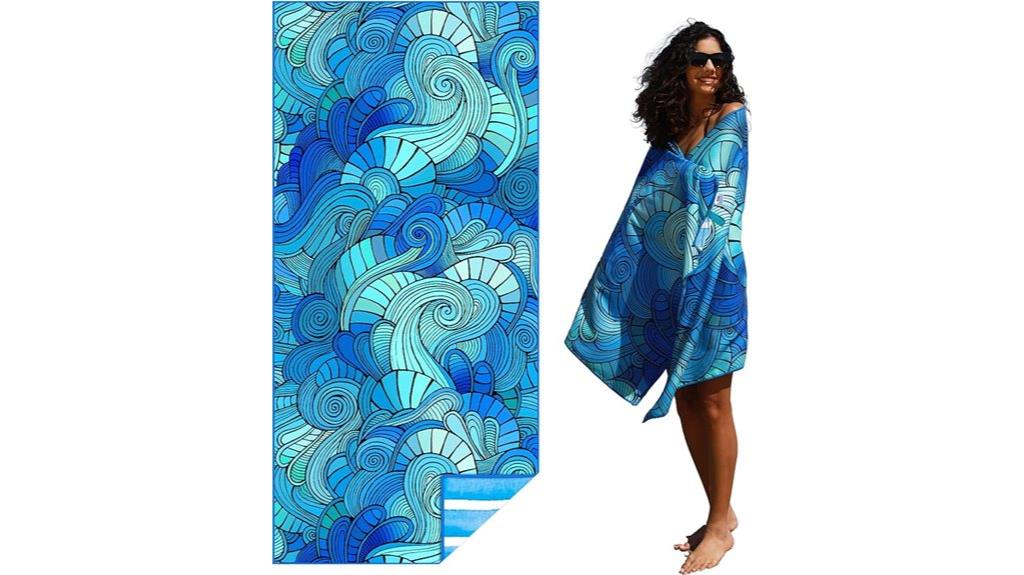 lightweight sand free towel