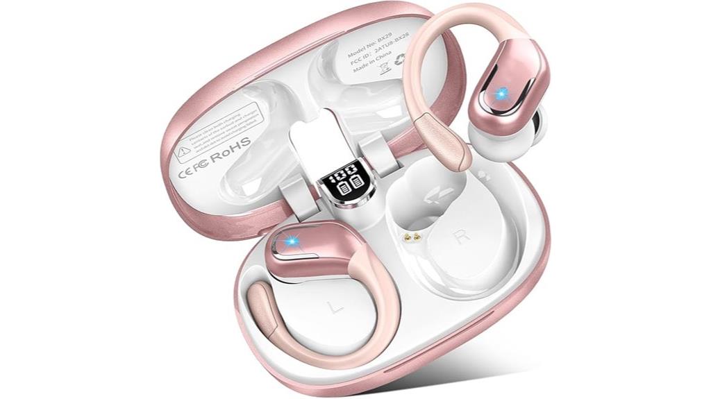 long lasting waterproof wireless earbuds