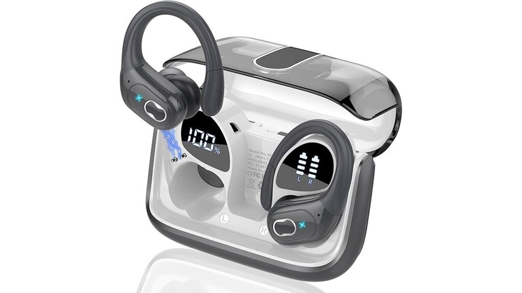 long lasting waterproof wireless earbuds