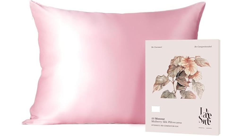 luxurious mulberry silk pillowcase