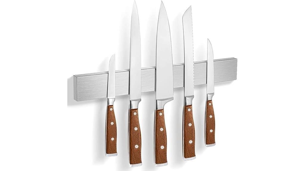 magnetic 10 inch knife rack