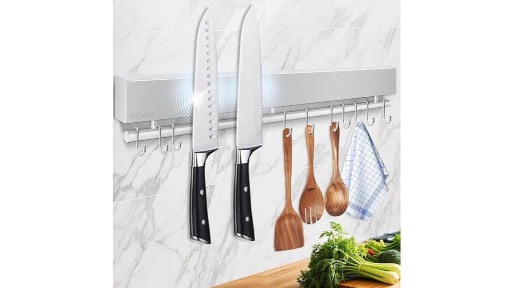 magnetic wall knife storage