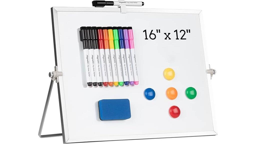 magnetic whiteboard desktop organizer