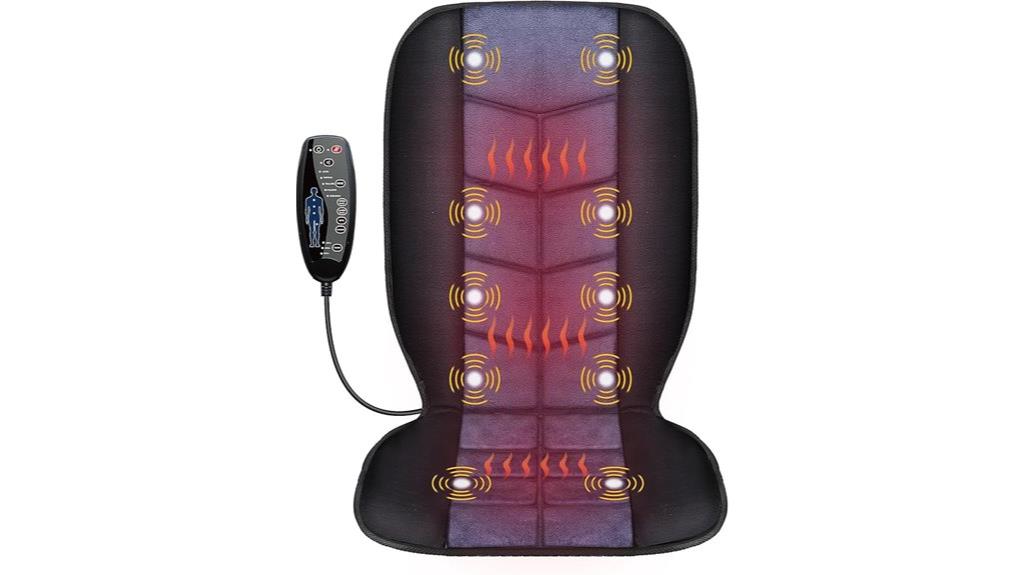 massage chair pad with heat