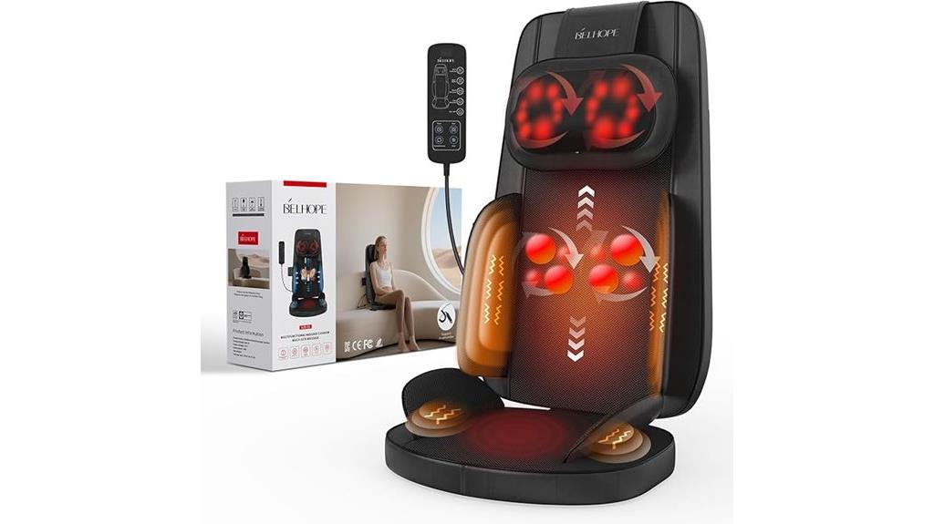 neck back heat massager