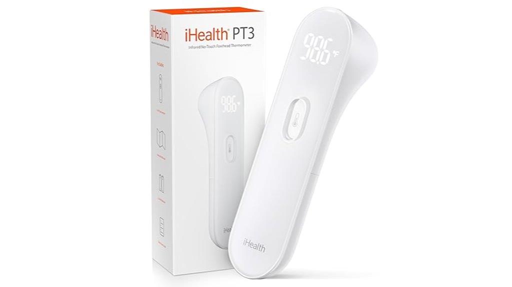 no touch forehead thermometer