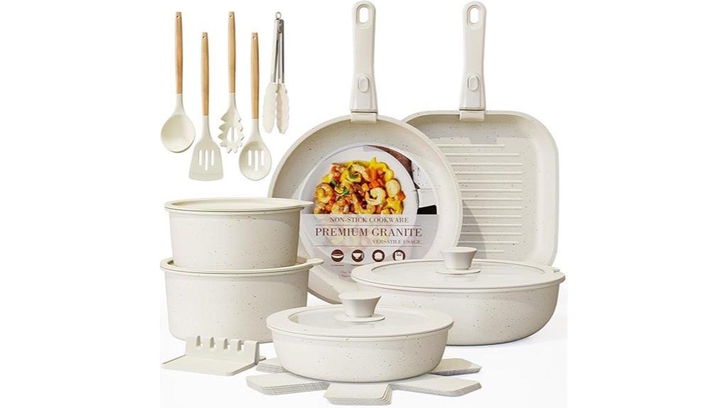 non stick ceramic cookware set
