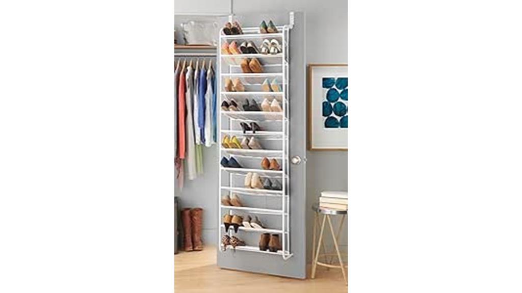 over door shoe storage
