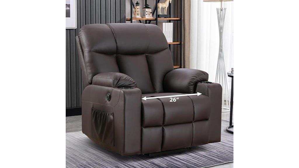 oversized power recliner chair
