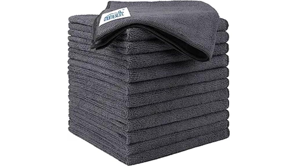 pack of twelve microfiber cloths