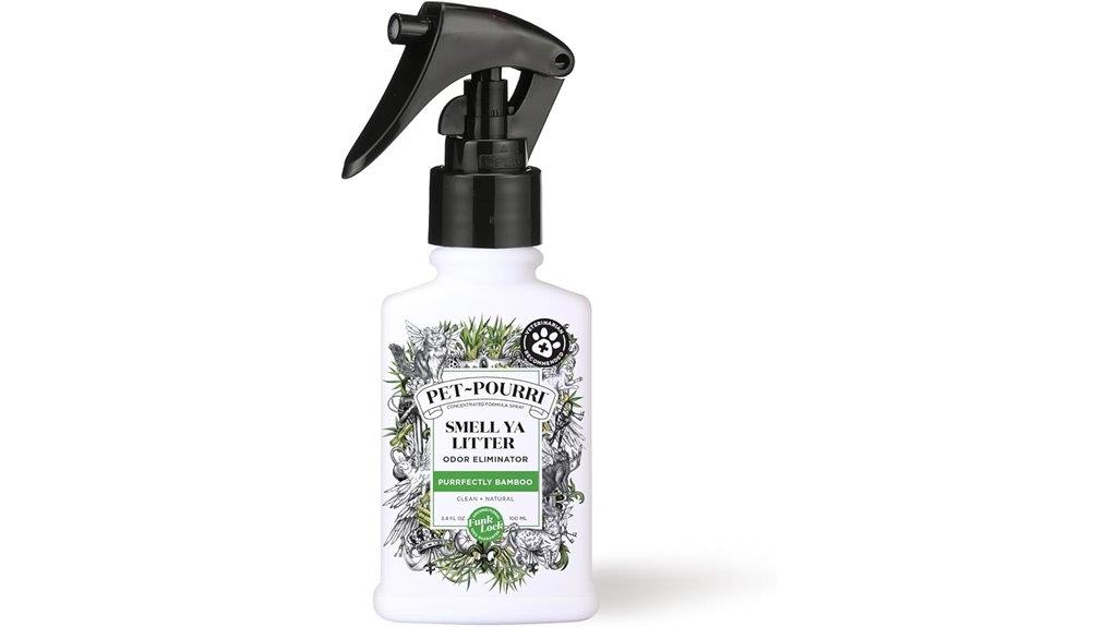 pet litter deodorizer spray