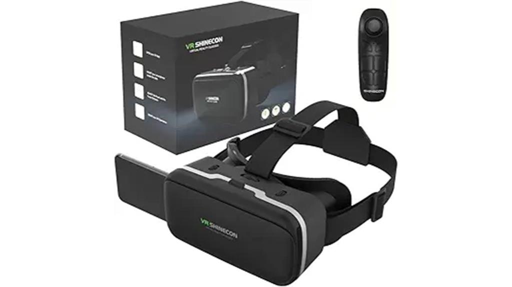 phone vr headset with controller