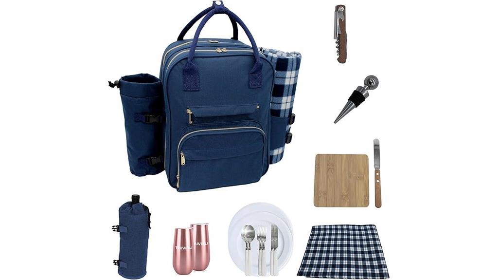picnic backpack for two