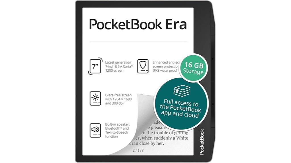 pocketbook stardust silver e reader