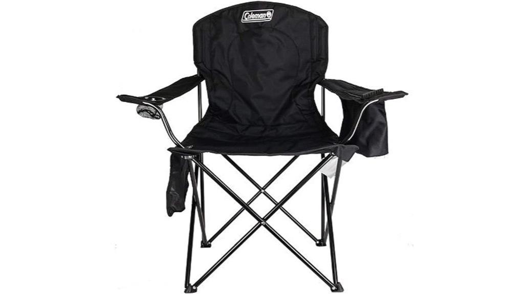 portable camping chair cooler