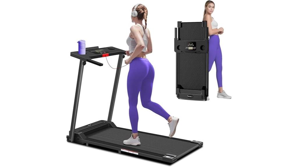 portable folding walking treadmill