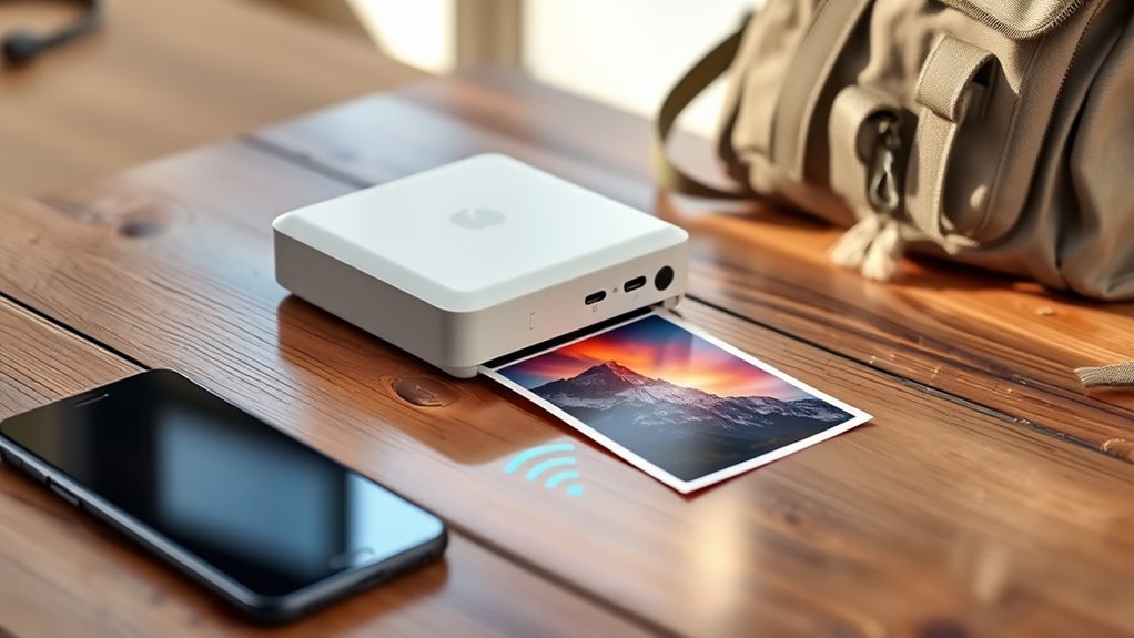 portable high quality photo printing