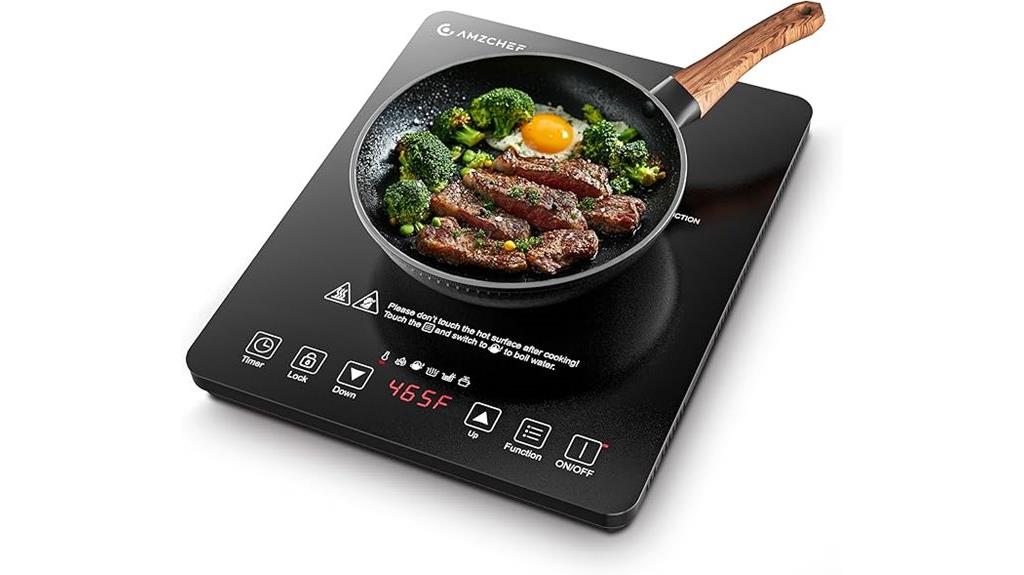 portable induction cooktop with multiple levels
