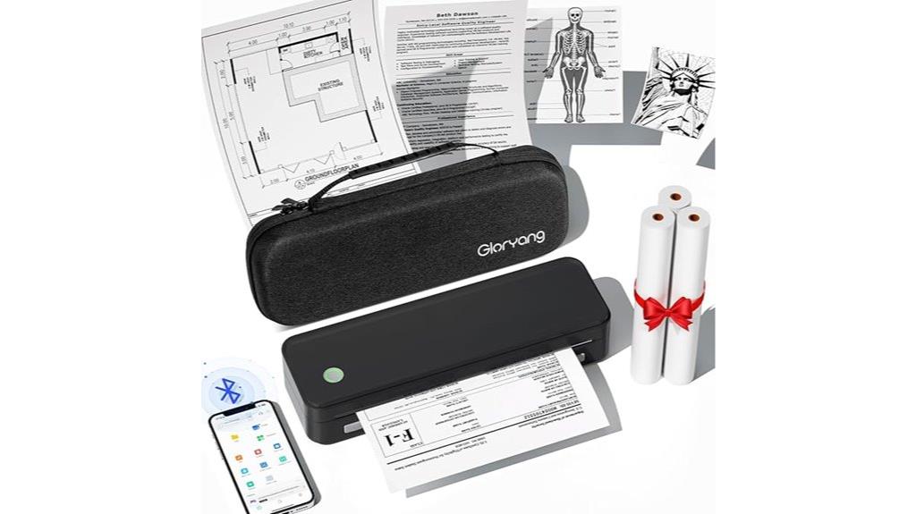 portable inkless travel printer