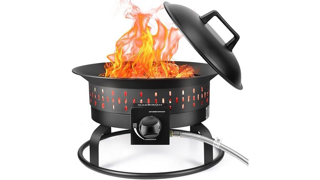 portable propane fire pit