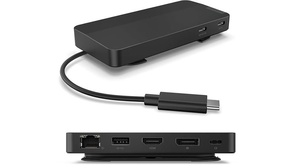 portable usb c dual dock