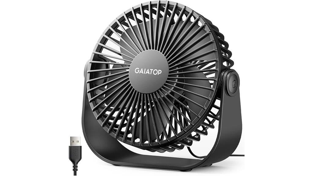 portable usb desk fan
