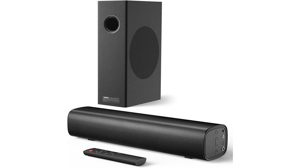 powerful 70w soundbar system