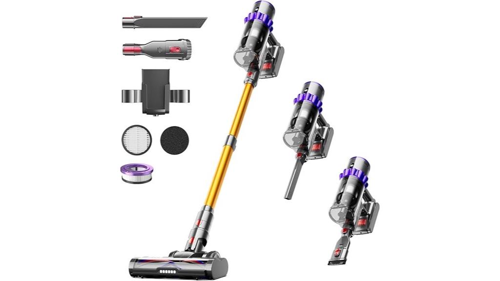 powerful cordless vacuum features