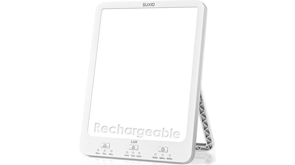 rechargeable light therapy lamp