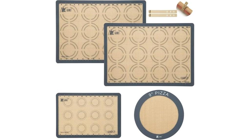 reusable silicone baking mats